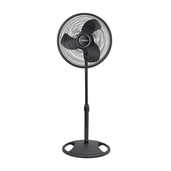 Lasko 16" Oscillating Stand Fan Blk, 2521 2521 Zoro